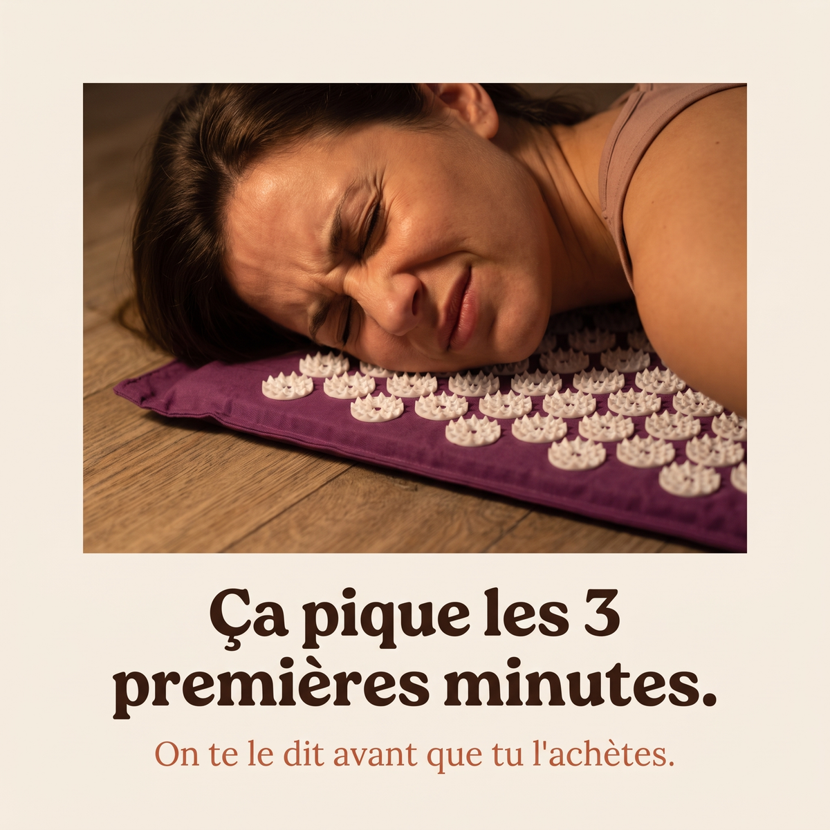 Ça pique les 3 premières minutes, on te le dit avant